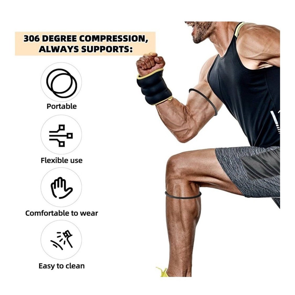 PATELLA Tendon Support Straps, Gray, And Cream Six Colors Of Each. 4298. New